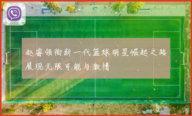 赵睿领衔新一代篮球明星崛起之路展现无限可能与激情
